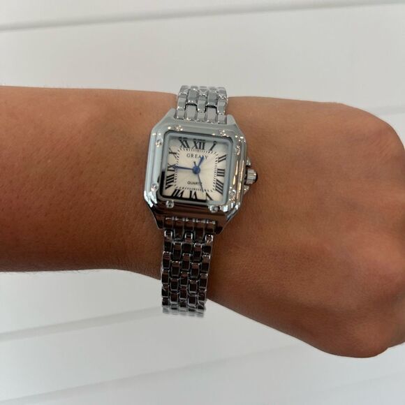 Panthere Classic Silver Stainless Steel Watch - Classic Elegance - Picture 5 of 12